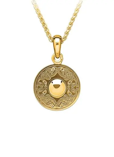 14ct Gold Vermeil Celtic Warrior Pendant